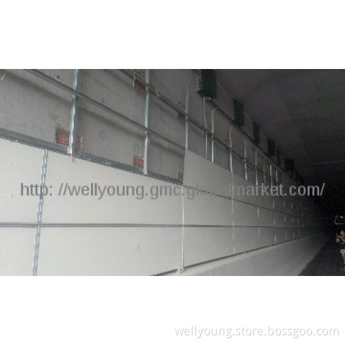 Melamine coating mag board for tunnel